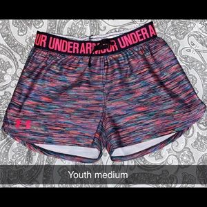 Under armour shorts size youth medium
